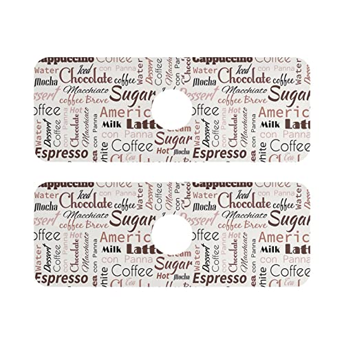Wasserhahn Spülbecken Matte für Küche Spüle Organizer Diatomit Wasserhahn Spritzschutz Kaffee Tags Fast Food Splash Matte um Wasserhahn von linqin