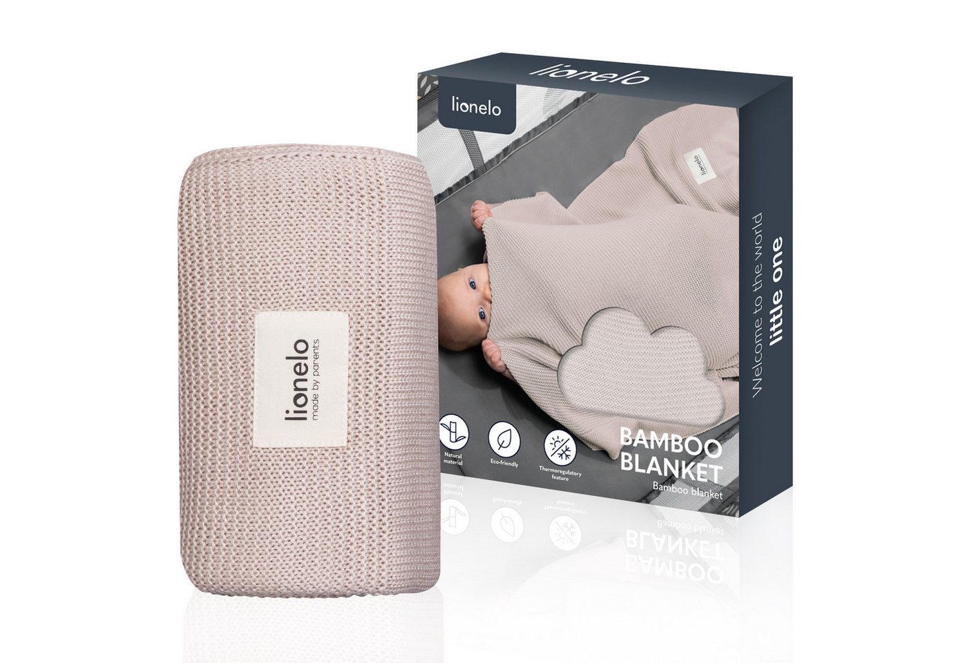 Krabbeldecke BAMBOO BLANKET, lionelo, 100% Bambus-Baumwolle - XXL Größe - antibakteriell, hypoallergen Krabbeldecke BAMBOO BLANKET, lionelo, 100% Bambus-Baumwolle - XXL Größe - antibakteriell, hypoallergen von lionelo