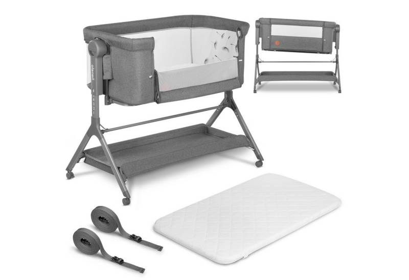 lionelo Reisebett Leonie Plus (Set, Set) SUPER Babytragetasche, Wiege, freistehendes Babybett von lionelo