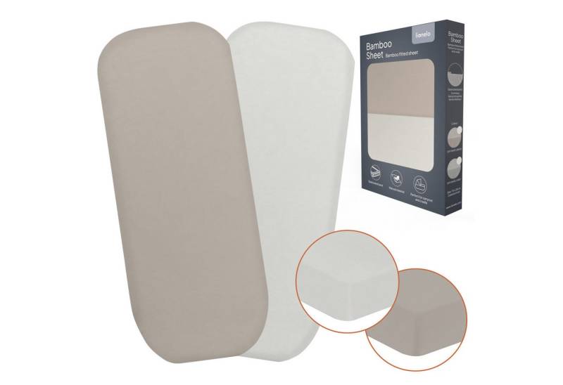 lionelo Spannbettlaken BAMBOO BETTLAKEN, Gummizug: Ja, elastischer Gummizug für perfekte Passform., Bambusviskose/antibakteriell/atmungsaktiv/2er-Set/Gummizug lionelo Spannbettlaken BAMBOO BETTLAKEN, Gummizug: Ja, elastischer Gummizug für perfekte Passform., Bambusviskose/antibakteriell/atmungsaktiv/2er-Set/Gummizug von lionelo