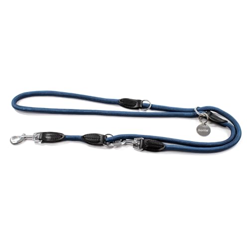 lionto Multifunktionsleine verstellbar für alle Hunde, wetterfeste Umhängeleine bis 200 cm, robuste Hundeleine leicht zu reinigen, vielseitige Führleine mit rostfreien Edelstahlkarabinern, blau lionto Multifunktionsleine verstellbar für alle Hunde, wetterfeste Umhängeleine bis 200 cm, robuste Hundeleine leicht zu reinigen, vielseitige Führleine mit rostfreien Edelstahlkarabinern, blau von lionto