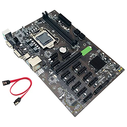 liovitor B250 BTC Mining Hauptplatine mit SATA Kabel 12XGraphics Card Slot LGA 1151 DDR4 SATA3.0 USB3.0 Low Power für BTC Miner von liovitor