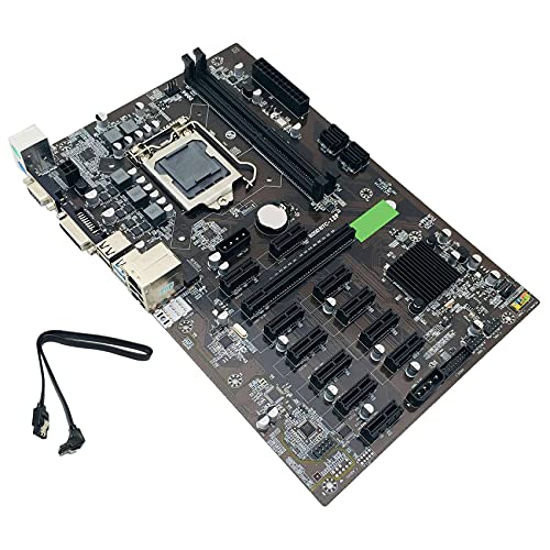 liovitor BTC B250 Mining Hauptplatine mit SATA Kabel LGA 1151 12XGraphics Card Slot DDR4 USB3.0 SATA3.0 Low Power für BTC Miner von liovitor
