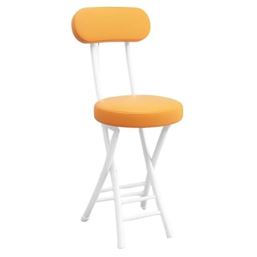 lirrebol 18,5 Zoll/47 cm tragbarer, zusammenklappbarer Klapphocker mit gepolsterter Sitzfläche – Leichter Stuhl für Outdoor-Aktivitäten und bequemes Camping von lirrebol