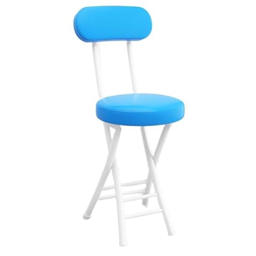 lirrebol 18,5 Zoll/47 cm tragbarer, zusammenklappbarer Klapphocker mit gepolsterter Sitzfläche – Leichter Stuhl für Outdoor-Aktivitäten und bequemes Camping von lirrebol