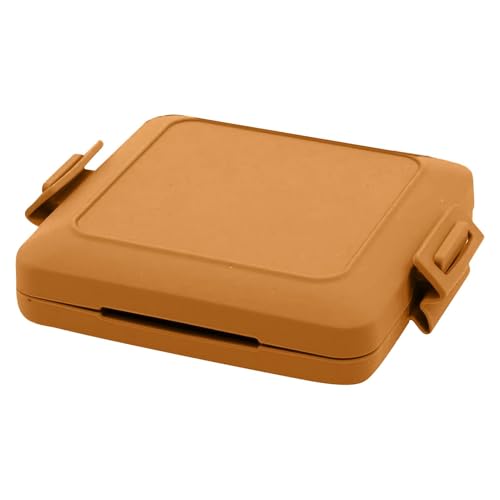 Lisutupode Mikrowellen-Toast-Sandwich-Maker, Mikrowellen-Sandwich-Maker, Silikon-Kochgeschirr, Antihaftbeschichtung zum Kochen köstlicher knuspriger Sandwiches, 17 x 14 x 3 cm von lisutupode