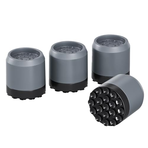 lisutupode Antivibrationsmatte Für Waschmaschinen | Matte Mit Saugnäpfen Zur Vibrationsdämmung,Stoppt Bewegungen 4 Stück Stabilisator Unterstützungsmatte für Waschmaschinen in der Küche von lisutupode
