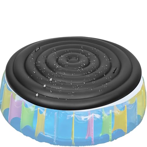 lisutupode Aufblasbare Whirlpools Abdeckung 128/158 /180 cm Aufblasbarer Whirlpooldeckel Faltbare Schutzregenüberlaufabdeckung Für Aufblasbare Whirlpools Im Freien von lisutupode