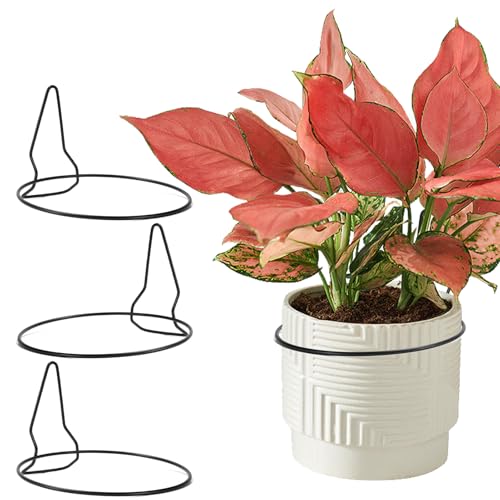 lisutupode Blumentopf Halterering,Blumentopf Wandhalterung | Stabiler Robuster Halter Für Balkon Wohnzimmer Terrasse Garten Außenbereich von lisutupode