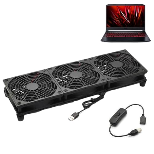 lisutupode Computer Host Heizkörperventilator USB Lüfter für Computer Host Wärmeableitungsschutz Kühlwerkzeug für Industriegehäuse, Router, Laptops, Tablets, Hosts von lisutupode