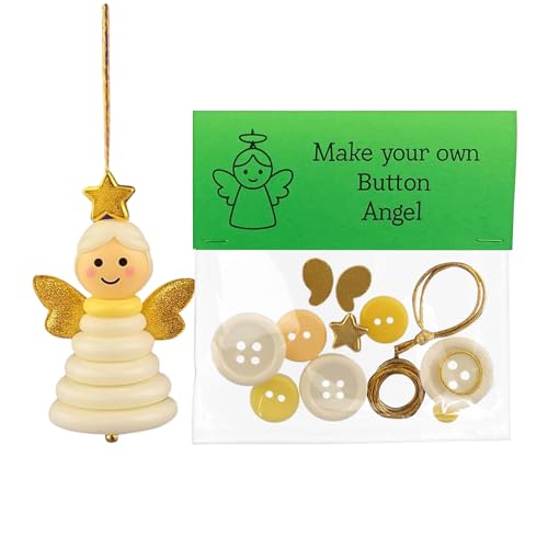 lisutupode DIY Christbaumschmuck Bastelset | Weihnachtsanhänger mit Santa Engel Christbaum - Deko Bastelset DIY für Erwachsene Kinder,Auto Fenster Haus Wand Tasche Partygeschenke von lisutupode