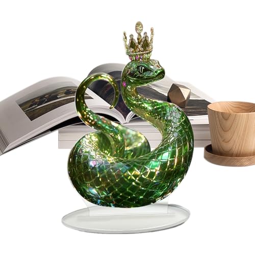 lisutupode Frühlingsfest-Schlangenskulptur, Acryl-Schlangen-Sammelfigur | Traditionelles Neujahrs-Schlangenskulpturen-| Modische und schicke chinesische Neujahrsationen für Arbeitszimmer, lisutupode Frühlingsfest-Schlangenskulptur, Acryl-Schlangen-Sammelfigur | Traditionelles Neujahrs-Schlangenskulpturen-| Modische und schicke chinesische Neujahrsationen für Arbeitszimmer, von lisutupode