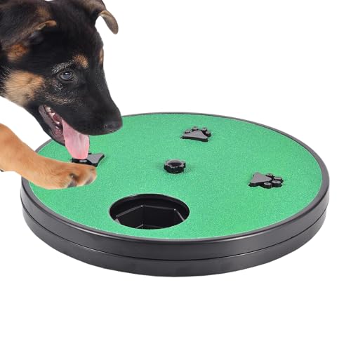 lisutupode Hund Kratzbrett,Mit Leckerli Box Puzzle Rotierend | Hundekratzbrett,Für Indoor Möbel Boden Auto Training FutterSuche Schnüffeln von lisutupode