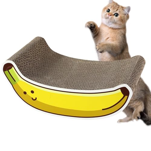 lisutupode Katzenkratzbrett - Obst gewellte Katze gefangen - Multifunktionales Katzenkratzbrett, Bananen-Zwiebel- und Karottenform Katzenkratzkarton von lisutupode