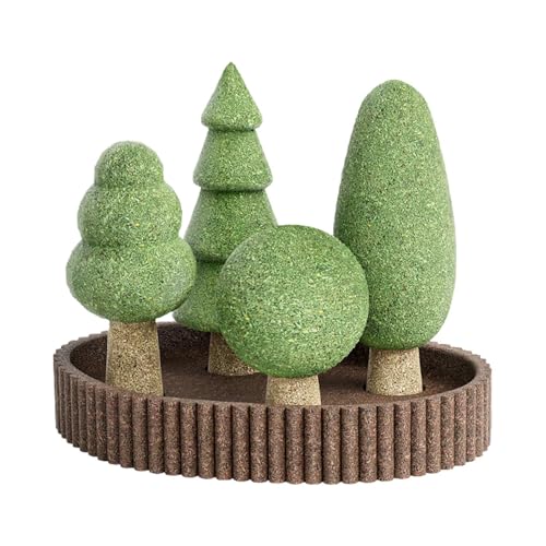 lisutupode Kauspielzeug für kleine Haustiere, Kauspielzeug für Hamster, Dschungel-Thema, realistische Dekoration, Tierzahnpflege, Spielbegleiter für Kaninchen, Chinchilla, Eichhörnchen, Rennmäuse von lisutupode