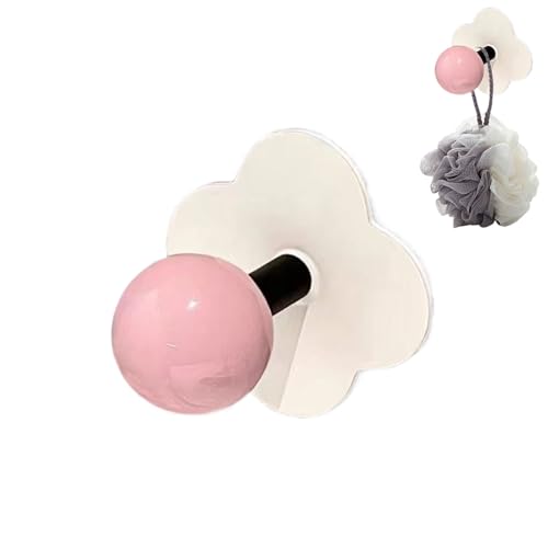 lisutupode Klebehaken | Blumenförmige starke Klebehaken – bunte, dekorative Schlüsselaufhänger, Ablage für kleine Gegenstände, Küche zum Aufhängen von lisutupode