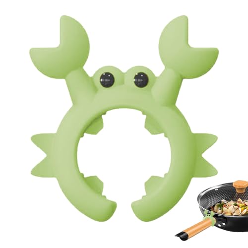 lisutupode Krabben-Löffelhalter, Silikon-Utensilienablage, Kochlöffelhalter – Küchenhelfer, Arbeitsplatten-Halter, Herdspatelhalter für Restaurant und Zuhause von lisutupode