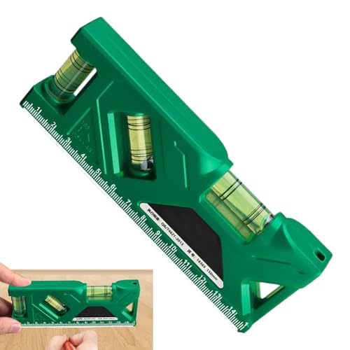 lisutupode Magnetische Wasserwaage, multifunktional, kleine Nivellierer, Präzisions-Nivellierer, präzises Nivellier-Messwerkzeug, Tischlernivellierer für den gewerblichen Gebrauch zu Hause lisutupode Magnetische Wasserwaage, multifunktional, kleine Nivellierer, Präzisions-Nivellierer, präzises Nivellier-Messwerkzeug, Tischlernivellierer für den gewerblichen Gebrauch zu Hause von lisutupode