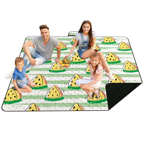 lisutupode Picknick-Matte, Outdoor-Familien-Picknick- und Stranddecken, 150 x 200 cm, groß, wasserdicht, waschbar, Picknick-Matte, tragbar für Outdoor, Camping lisutupode Picknick-Matte, Outdoor-Familien-Picknick- und Stranddecken, 150 x 200 cm, groß, wasserdicht, waschbar, Picknick-Matte, tragbar für Outdoor, Camping von lisutupode