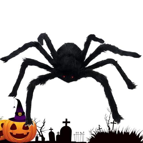 lisutupode Riesenspinne - Gruselige Riesen Spinnen - Halloween Deko Grusel Für Haus Garten Balkon Indoor Outdoor von lisutupode