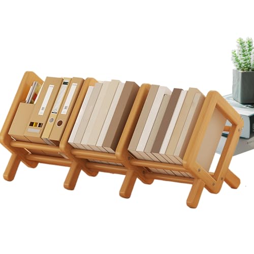 lisutupode Schreibtischregal – erweiterbares Schreibtisch-Organizer, Bücherregal – platzsparendes, multifunktionales Bücherregal für Leseecke, Arbeitsplatz-Organisation von lisutupode