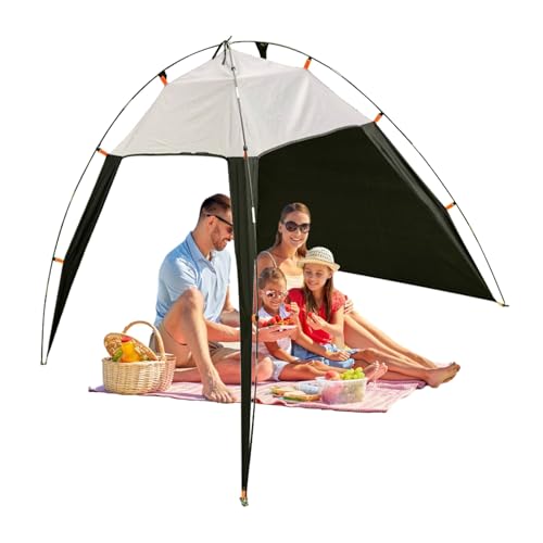 lisutupode Strandmuschel Sonnenschutz, Multifunktionales Camping Shelter, Wasserdichtes Leichtes Zusammenklappbares Zelt Für Outdoor Camping Wandern Picknicken Trekking von lisutupode