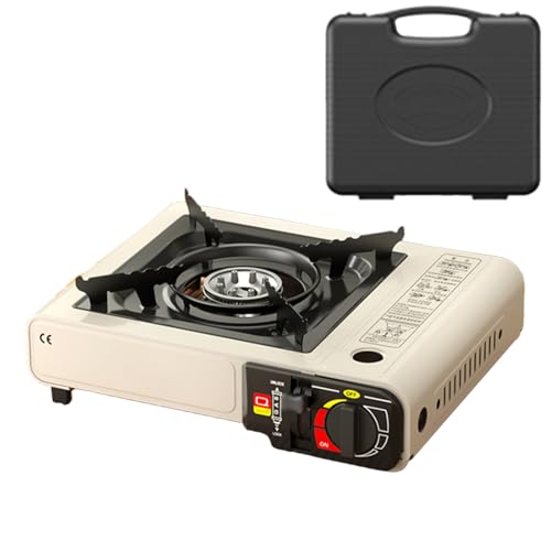 lisutupode Tragbarer Campingkocher | Windfeste Outdoor Kochplatte | Kompakter Windgeschützter Gaskocher Für Jagd, Angeln, Camping, Reisen Und Wohnung von lisutupode