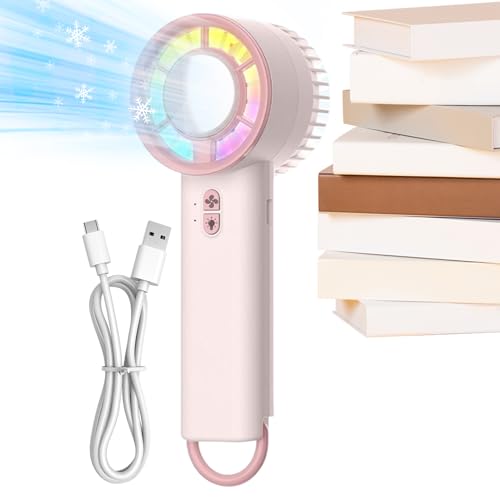 lisutupode Tragbarer Ventilator Für Reisen,Camping Ventilator - 3 Stufen Leiser Lüfter Mit Licht Für Camping Auto Schreibtisch Golf Und Zuhause von lisutupode