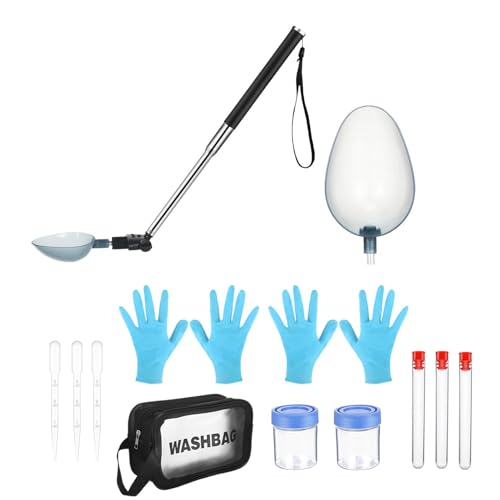 lisutupode Urinstäbchen für Hunde, Haustier Teleskop Urinsammler, Hund Pee Catcher Urinstab Hundekotfänger Einstellbarer Winkel für Katzen Kühe Schaf von lisutupode