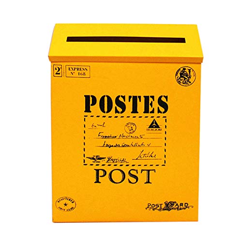 Briefkasten, Retro, Metall, Wandmontage, Briefkasten, Zeitungsbox, Postkasten, Gartendekoration, Eisen, 3#, 1# von little finger
