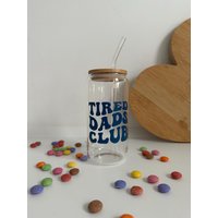 Tired Dads Club Tired Moms Personalisiertes Glas Becher Coffeecup Trinkglas Mit Deckel Und Strohhalm Vatertag Geschenk Muttertag Geburt Tired Dads Club Tired Moms Personalisiertes Glas Becher Coffeecup Trinkglas Mit Deckel Und Strohhalm Vatertag Geschenk Muttertag Geburt von littleandloved2025