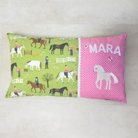 Kissen Pferd Mädchen Rosa Viele Farben Möglich von littleandsweetde