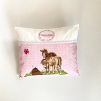 Kissen Pferde Fohlen Mädchen Kissen Pferde Fohlen Mädchen von littleandsweetde
