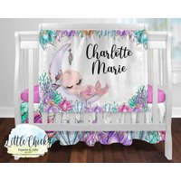 Personalisierte Meerjungfrau Babydecke, Weiche Minky Baby-Dusche-Geschenk, Neues Babygeschenk, 50 "x 60" Personalisierte Decke Personalisierte Meerjungfrau Babydecke, Weiche Minky Baby-Dusche-Geschenk, Neues Babygeschenk, 50 "x 60" Personalisierte Decke von littlechickypaperie