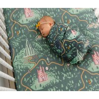 Zauberer Von Oz Sbettlaken, Super Weiches Bambus Smaragd Kribchenlaken, Weicher Dorothy Sbettlaken Zauberer Von Oz Sbettlaken, Super Weiches Bambus Smaragd Kribchenlaken, Weicher Dorothy Sbettlaken von littlecrownsandcapes