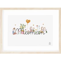 Muttertagskarte, Illustrationsplakat Für Mama, Anpassbares Muttertagsgeschenk Muttertagskarte, Illustrationsplakat Für Mama, Anpassbares Muttertagsgeschenk von littlegraffiti