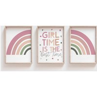 3Er Set, Mädchen Poster, Regenbogen Wandkunst, Rosa, Schlafzimmer Drucke, Prints, Kinderzimmer Mädchenregel 3Er Set, Mädchen Poster, Regenbogen Wandkunst, Rosa, Schlafzimmer Drucke, Prints, Kinderzimmer Mädchenregel von littlelearnersprints