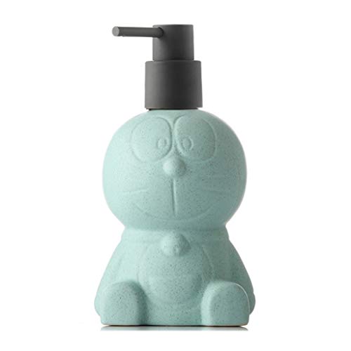 Flüssigseifenspender für das Badezimmer Präzisions-Lever Ceramics Schieben Soap Pump nette Katze Kinder Badezimmer Duschgel Lotion Bottle Große Kapazität Seifenspender 500 ml / 16.9 Ounce Premium Küch von liushop