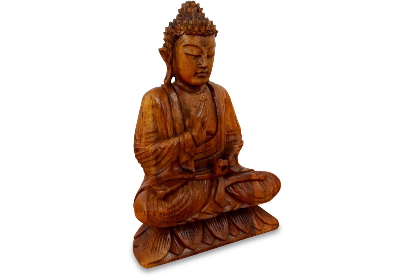 livasia Buddhafigur Bali Buddha aus Holz, Deko (32cm/50cm Höhe) von livasia