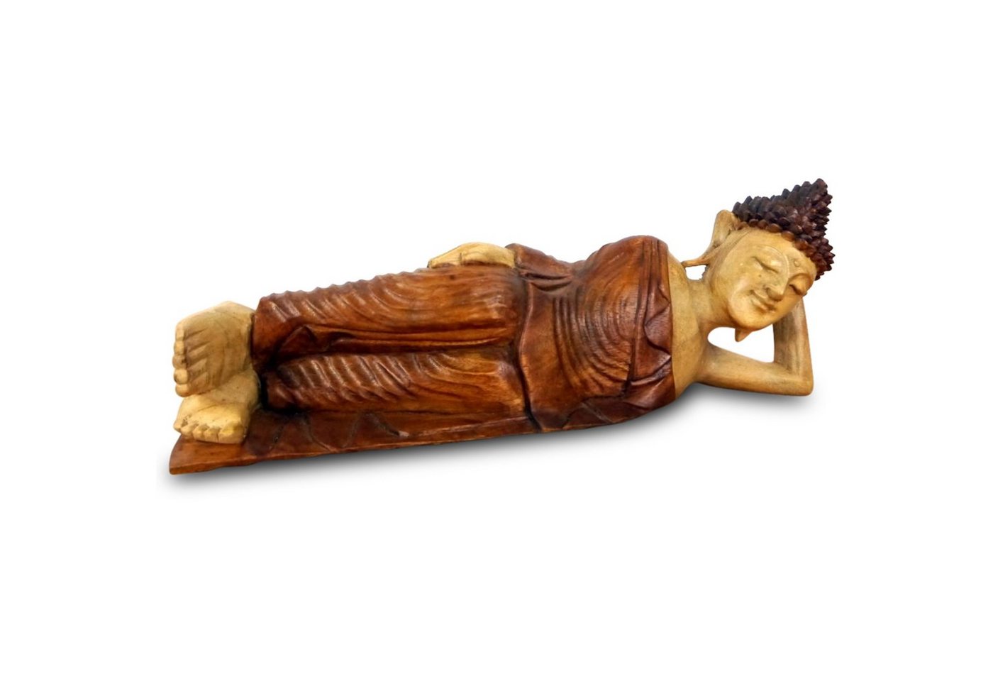 livasia Buddhafigur Liegender Buddha aus Bali, Holz (Breite: 30 oder 50cm) von livasia