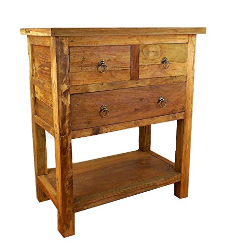 livasia Java Kommode aus Teakholz I Sideboard Asiatisch I Highboard Asia Wohnstudio I Massivholzkommode von livasia