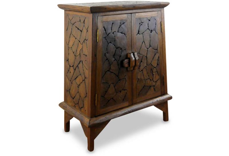 livasia Kommode Massivholzschrank robust, handgefertigt, Akazienholz, 80cm hoch von livasia