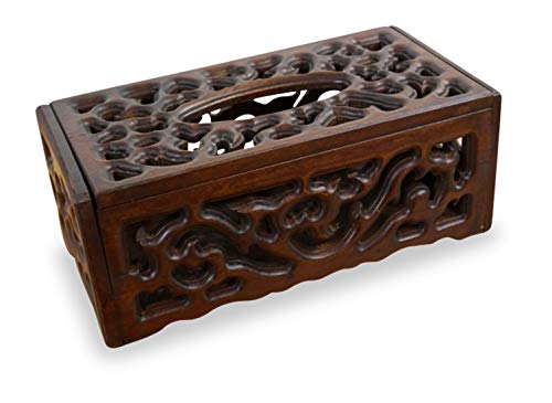 livasia Kosmetiktücherbox, Servietten Box, Feuchttücher Box (Handarbeit) (Holz) von livasia