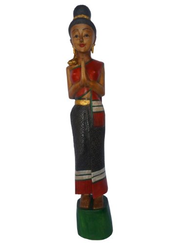 livasia Sawadee Lady (105cm), Feng Shui Lady, Thailändische Skulptur, asiatische Statue von livasia
