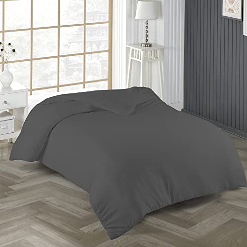 Livessa 2er Set Bettbezug 155x220 cm mit Reißverschluss - Bettbezug 155x220 aus%100 Baumwolle Single-Jersey Stoff 140 g/m², Ultra weich und atmungsaktiv, Oeko-Tex Zertifiziert, 13 schöne Farben von livessa