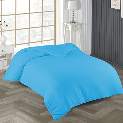 Livessa 2er Set Bettbezug 200x200 cm mit Reißverschluss - Bettbezug 200x200 aus%100 Baumwolle Single-Jersey Stoff 140 g/m², Ultra weich und atmungsaktiv, Oeko-Tex Zertifiziert, 13 schöne Farben von livessa