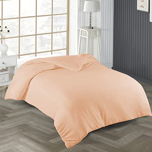 Livessa 2er Set Bettbezug 200x200 cm mit Reißverschluss - Bettbezug 200x200 aus%100 Baumwolle Single-Jersey Stoff 140 g/m², Ultra weich und atmungsaktiv, Oeko-Tex Zertifiziert, 13 schöne Farben von livessa