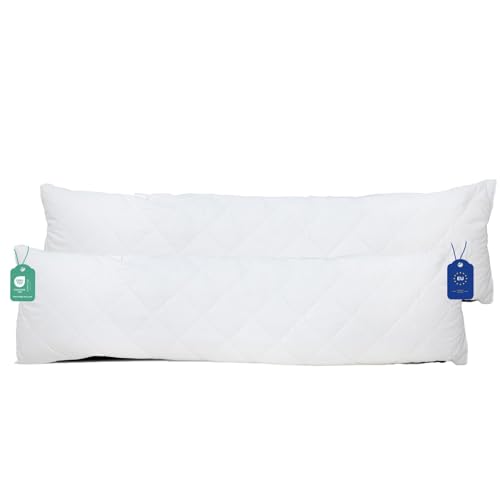 livessa Seitenschläferkissen 40 x 145 (2er Set) - Seitenschläfer Kissen, Schwangerschaftskissen, Stillkissen, Seitenschläferkissen Kinder, Kissen Seitenschläfer, kopfkissen Seitenschläfer… von livessa