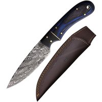 Custom Handmade 1095 Damast-stahl Messer Mit Fester Klinge | Ahorn Maserholz von livewithanedge