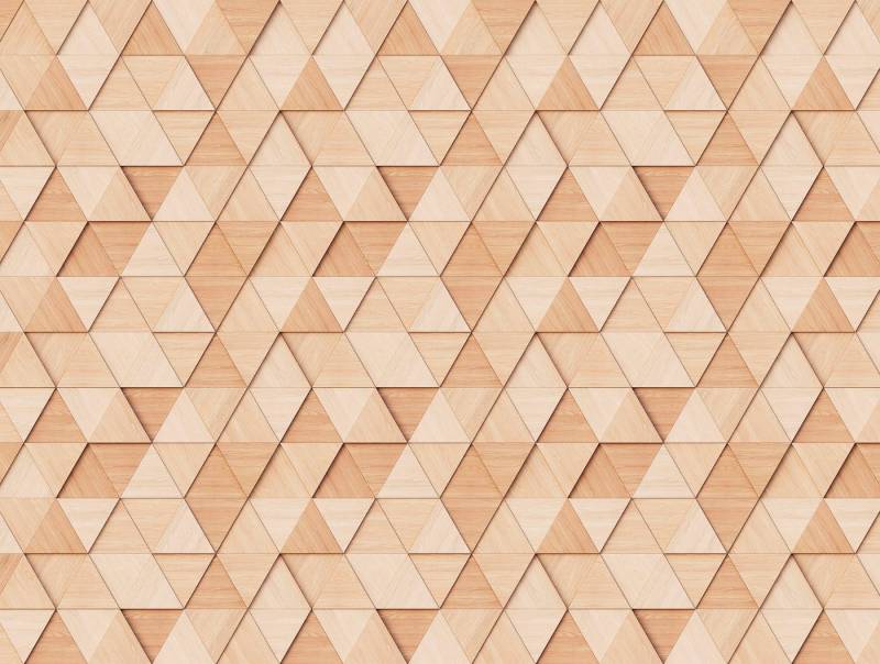 living walls Fototapete The Wall, glatt, 3D-Optik, geometrisch, matt, Fototapete Geometrisch Tapete 3D Tapeten Wohnzimmer modern Flur Design von living walls